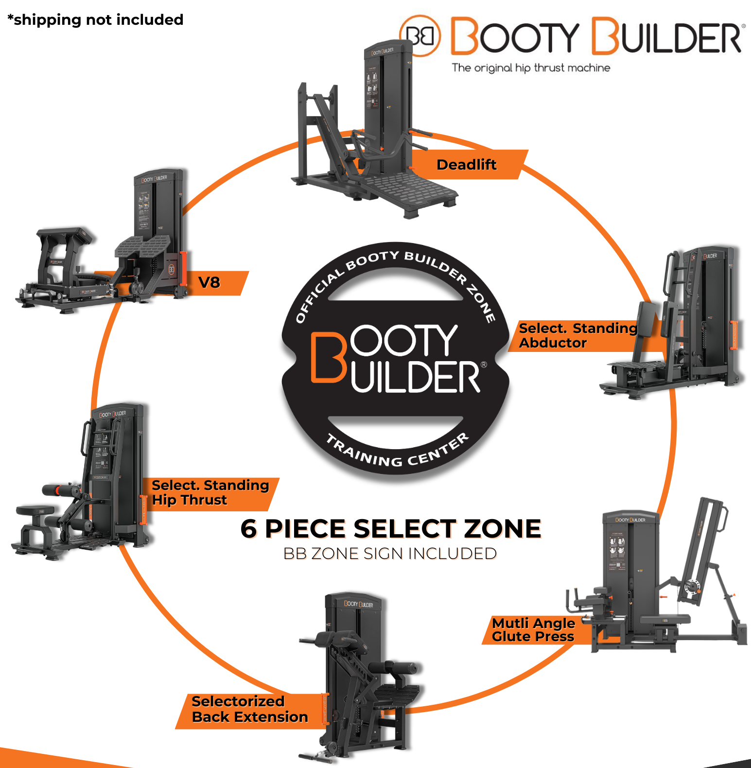 Booty Builder 6 Piece Select Zone without pricing